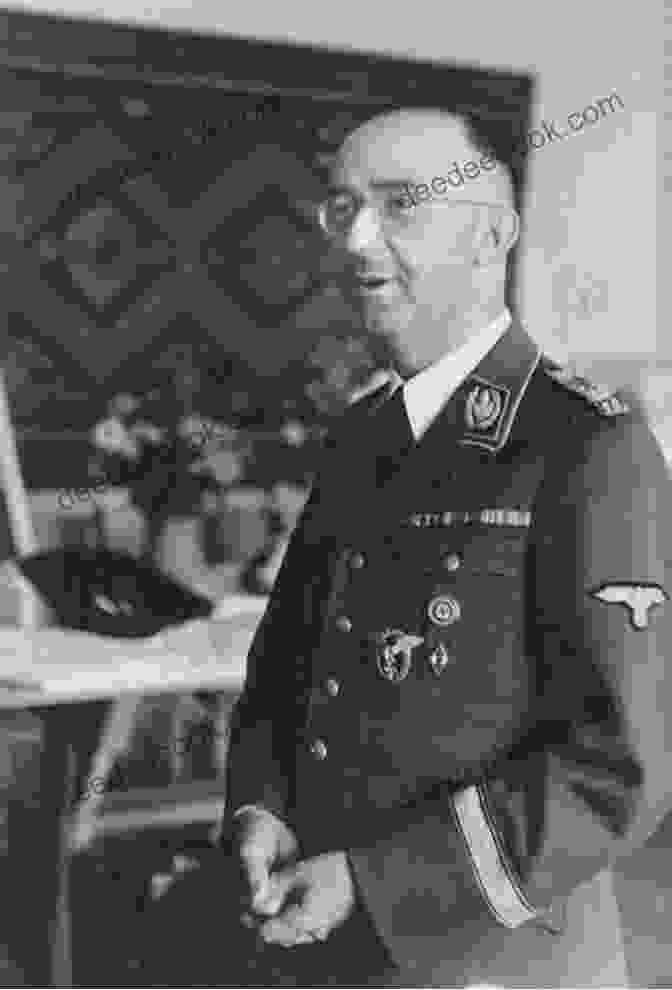 A Black And White Portrait Of Heinrich Himmler, The Reichsführer Of The SS, Notorious For Orchestrating The Holocaust The Private Heinrich Himmler: Letters Of A Mass Murderer