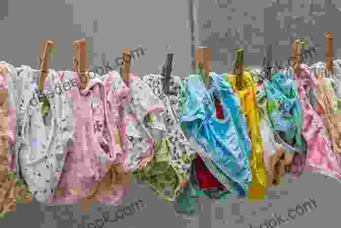 A Collection Of Dirty Painted Panties Hanging On A Clothesline, Each With Unique Designs And Colors Dirty Painted Panties Martine Reid