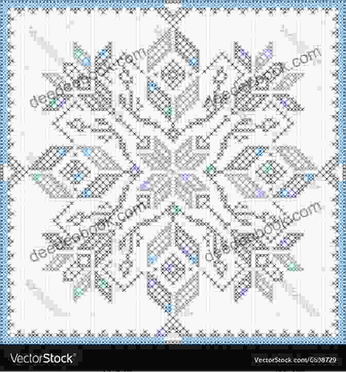 A Cross Stitch Pattern Of Scandinavian Diamonds 12 New Colorful Geometric Designs: Cross Stitch Patterns