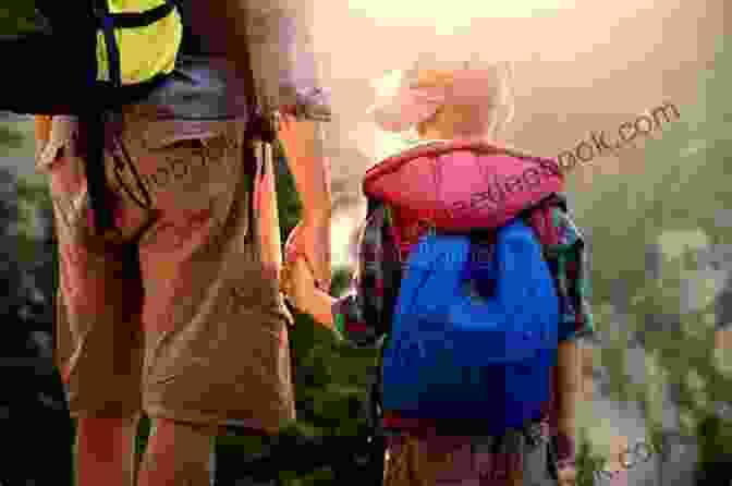 A Father And His Stepson Hiking Together In The Wilderness, Holding Hands And Smiling. Looking For Ryan: A Father S Journey To Save His Stepson A Wonderful Story To Discover The Self And The Deepest Emotions Through Unique Landscapes