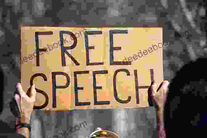 A Group Of People Holding Signs That Say 'Free Speech' And 'Protect The First Amendment' Saving Free Speech From Itself