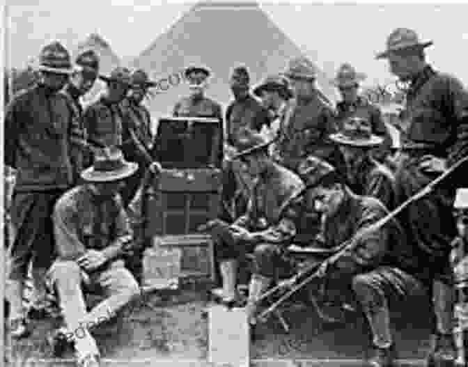 A Soldier Sits In A Trench, Repairing A Gramophone How The Soldier Repairs The Gramophone