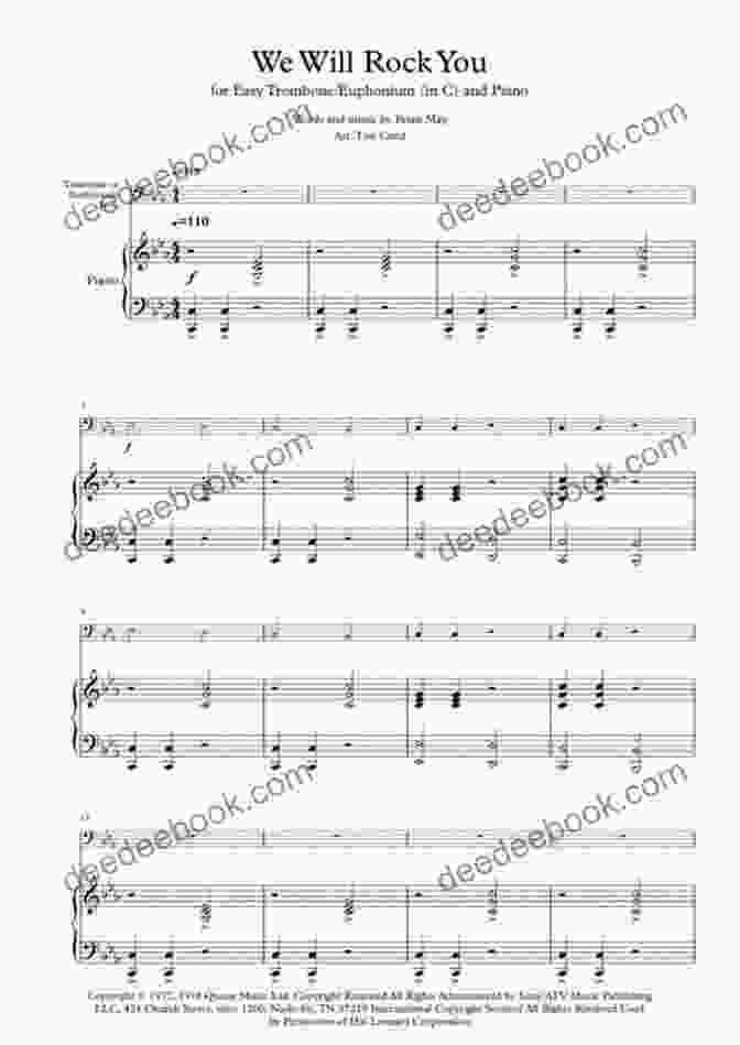 A Trombone, Euphonium, And Piano Playing Together 5 Easy Blues Trombone/Euphonium Piano (piano Parts) (5 Easy Blues For Trombone/Euphonium And Piano 2)