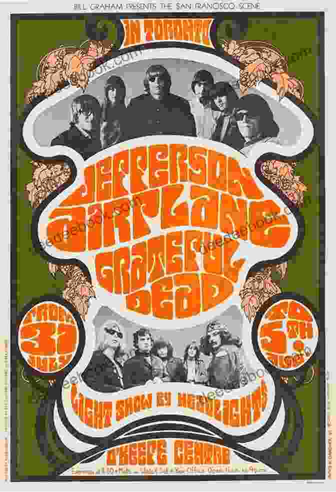 A Vintage Rock Poster From 1967 Promoting A Concert By The Grateful Dead Osky Posters: Ink Posters Collage Art And Vintage Rock Posters