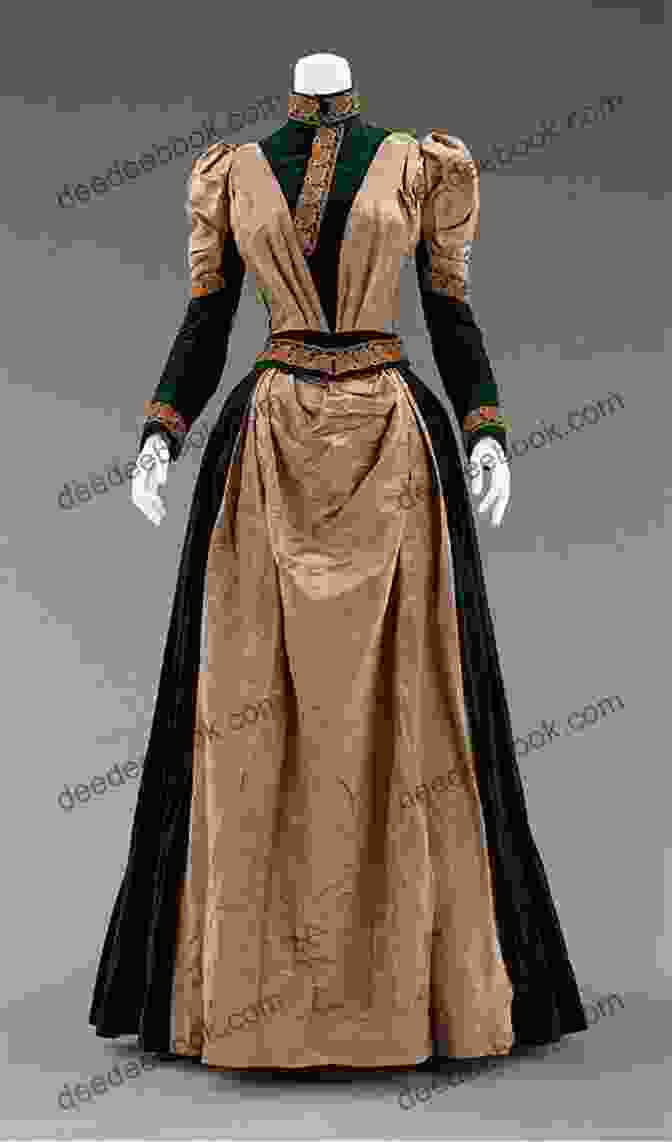 A Woman Wearing A Dress In The Aesthetic Movement Style A On 19th Century Fashion