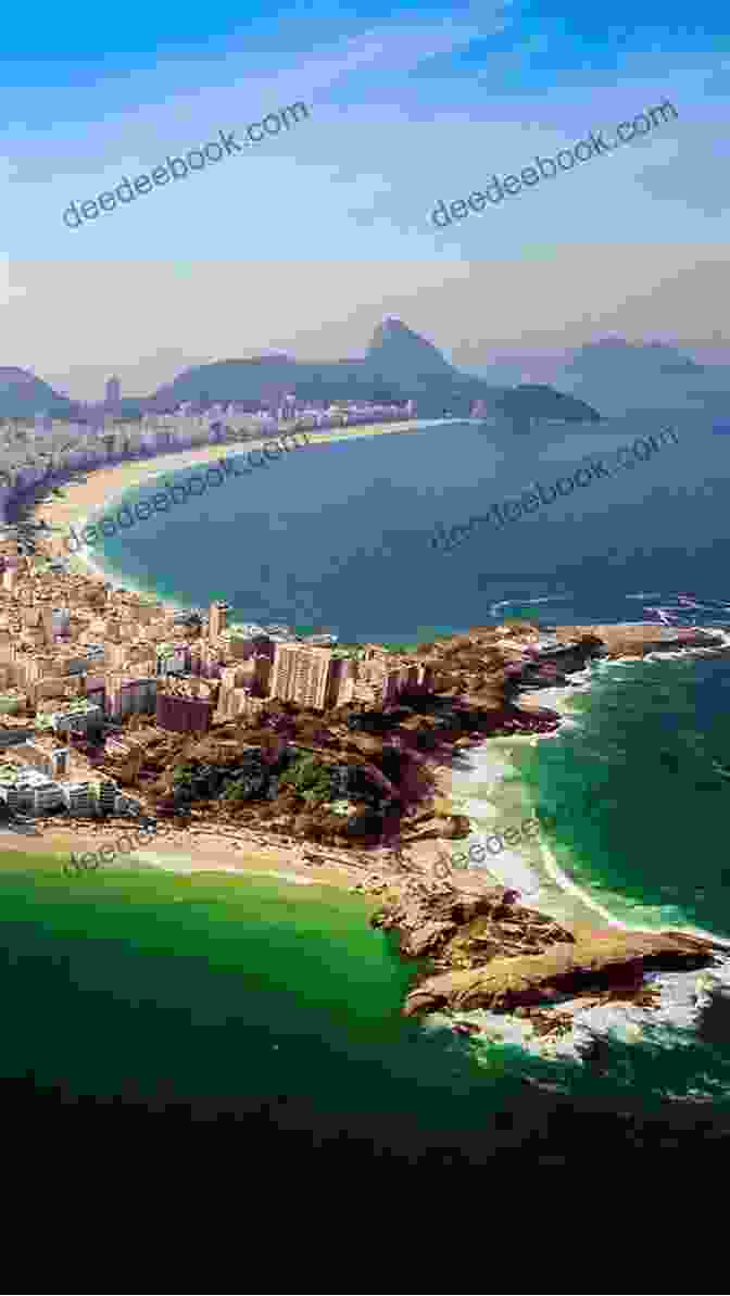 Aerial View Of Copacabana Beach In Rio De Janeiro Southeastern Brazil: Rio Sao Paolo Minas Gerais The Sun Coast The Green Coast