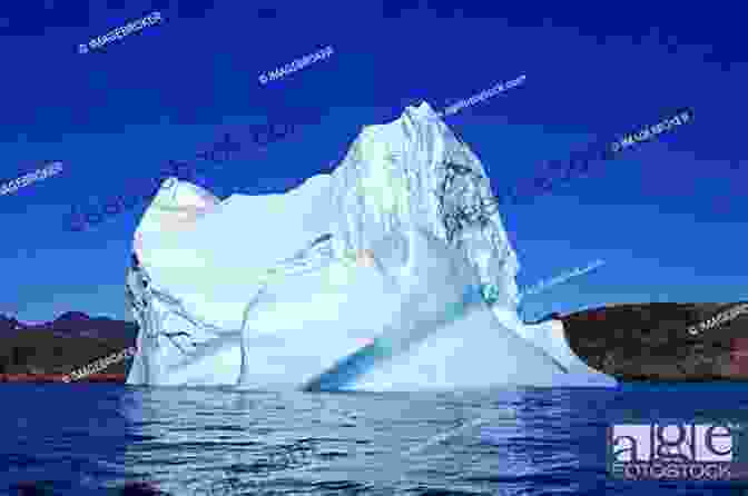 An Imposing Iceberg Juts Out Of The Icy Waters Of The Arctic, Its Sheer Size And Formidable Presence Dominating The Vast Landscape. The Dark Beneath The Ice
