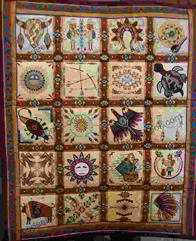 An Indian Quilt With Mythological Scenes And Cultural Symbols The History Of Quilts: Did Quilts Lead The Way To Freedom?