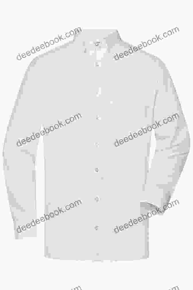 Button Down Shirt In White Fabric Sewing For Beginner: Sewing Projects For Everyone And Detailed Tutorials