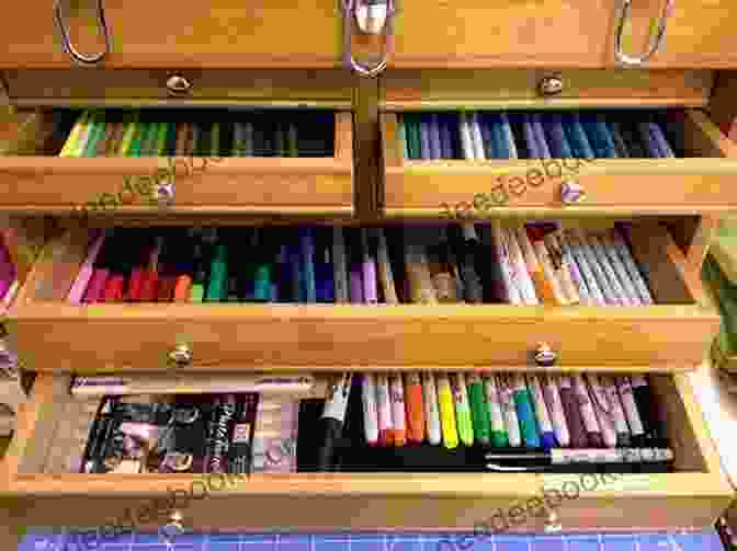 Display Of Various Art Supplies, Including Pencils, Markers, And Paints Let S Get Creative: Draw Me Girls