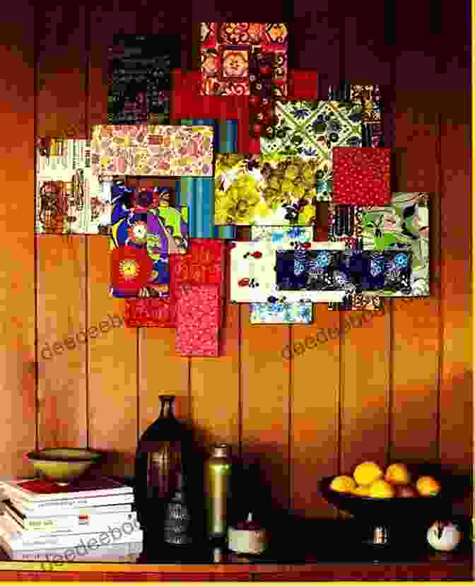 Fabric Wall Art Featuring A Colorful Collage Of Fabric Scraps Fat Quarter: Quick Makes: 25 Projects To Make From Short Lengths Of Fabric