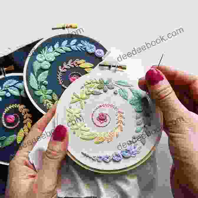 Floral Hoop Pattern Embroidery Hoop Tutorials: Simple And Detail Embroidery Hoop Patterns For Beginners
