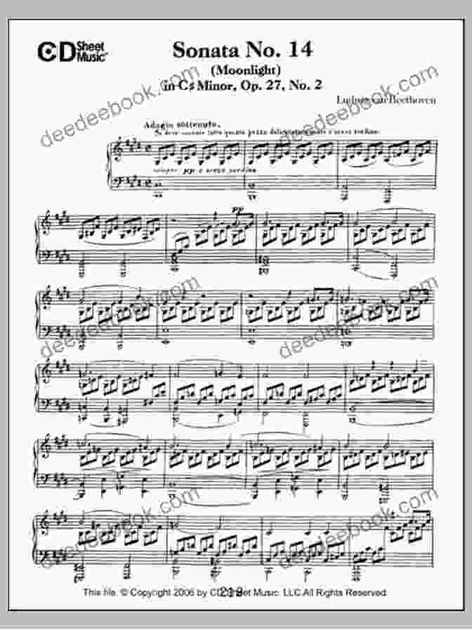Ludwig Van Beethoven, Piano Sonata No. 14 In C Sharp Minor, Opus 27 No. 2 (Moonlight Sonata),Dover Publications Variations Rondos And Other Works For Piano (Dover Classical Piano Music)