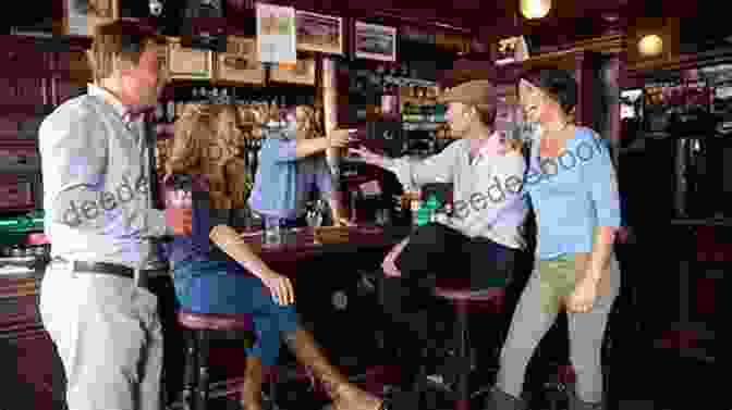 People Laughing And Having Fun In An Irish Pub Happy In Ireland