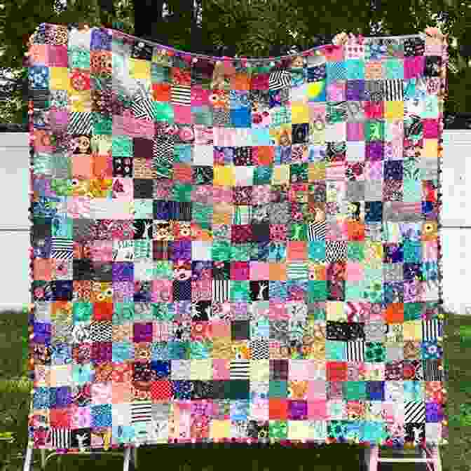 Quilted Blanket In Patchwork Design Sewing For Beginner: Sewing Projects For Everyone And Detailed Tutorials