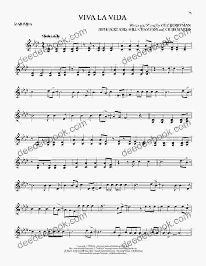 Sheet Music Cover Of 'Viva La Vida' By Coldplay 10 For 10 Sheet Music Modern Rock: Easy Piano Solos