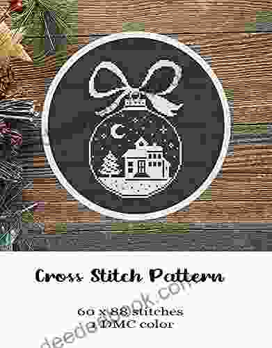 Cross Stitch Pattern Snow Globe