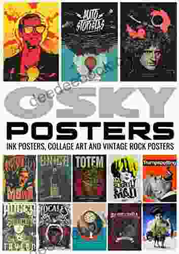Osky Posters: Ink Posters Collage Art And Vintage Rock Posters
